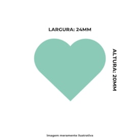 Furador de Eva e Papel Scrapbook Coração Pequeno 25mm 01un