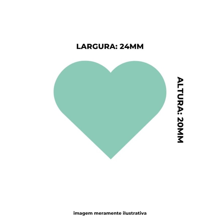Furador de Eva e Papel Scrapbook Coração Pequeno 25mm 01un