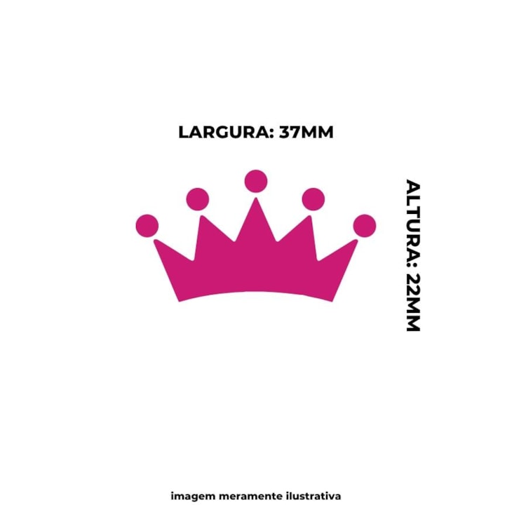 Furador de Eva e Papel Scrapbook Coroa Médio 38mm BRW 01un