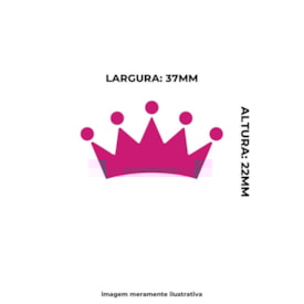 Furador de Eva e Papel Scrapbook Coroa Médio 38mm BRW 01un