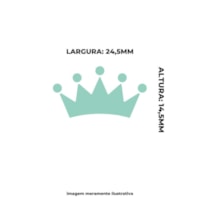 Furador de Eva e Papel Scrapbook Coroa Pequeno 25mm 01un