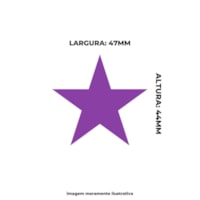 Furador de Eva e Papel Scrapbook Estrela Grande 51mm 01un