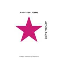 Furador de Eva e Papel Scrapbook Estrela Médio 38mm 01un