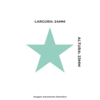 Furador de Eva e Papel Scrapbook Estrela Pequeno 25mm 01un