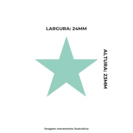 Furador de Eva e Papel Scrapbook Estrela Pequeno 25mm 01un