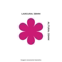 Furador de Eva e Papel Scrapbook Flor Médio 38mm BRW 01un