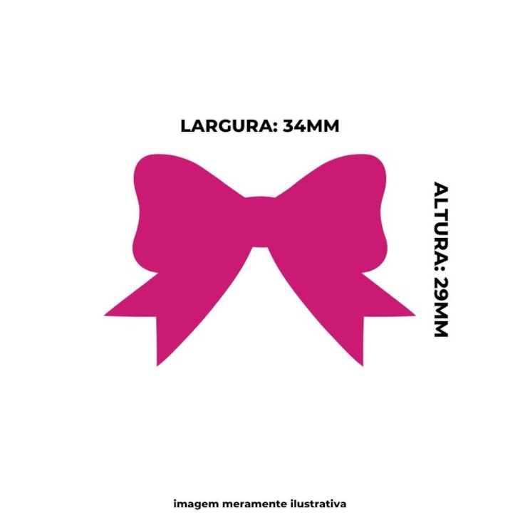 Furador de Eva e Papel Scrapbook Laço Médio 38mm BRW 01un