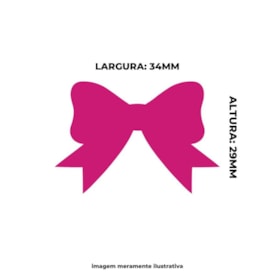Furador de Eva e Papel Scrapbook Laço Médio 38mm BRW 01un