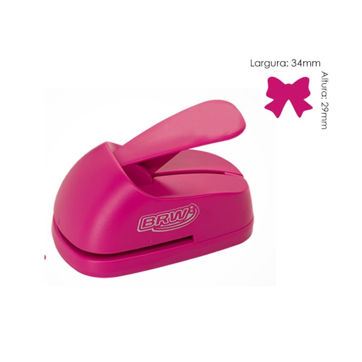 Furador de Eva e Papel Scrapbook Laço Médio 38mm BRW 01un