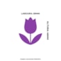 Furador de EVA e Papel Scrapbook Tulipa Grande 51mm 01 un