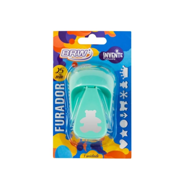 Furador de EVA e Papel Scrapbook Urso Pequeno 25mm 01 un