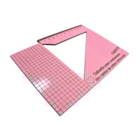 Gabarito de Canto Perfeito em MDF na cor Rosa Marpax 01un