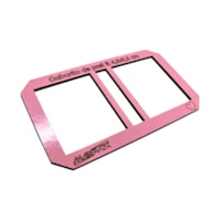 Gabarito Post It 4,5X5,5cm Cartonagem em MDF Rosa Marpax