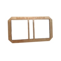 Gabarito Post It 4,5x5,5cm Cartonagem MDF Cru Marpax