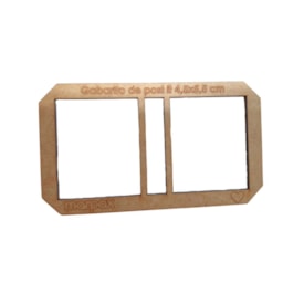 Gabarito Post It 4,5x5,5cm Cartonagem MDF Cru Marpax