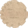 Gabarito Redondo para Wire-o 2x1 e 3x1 MDF Marpax