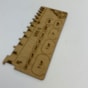 Gabarito Retangular para Wire-o 2x1 e 3x1 MDF Marpax