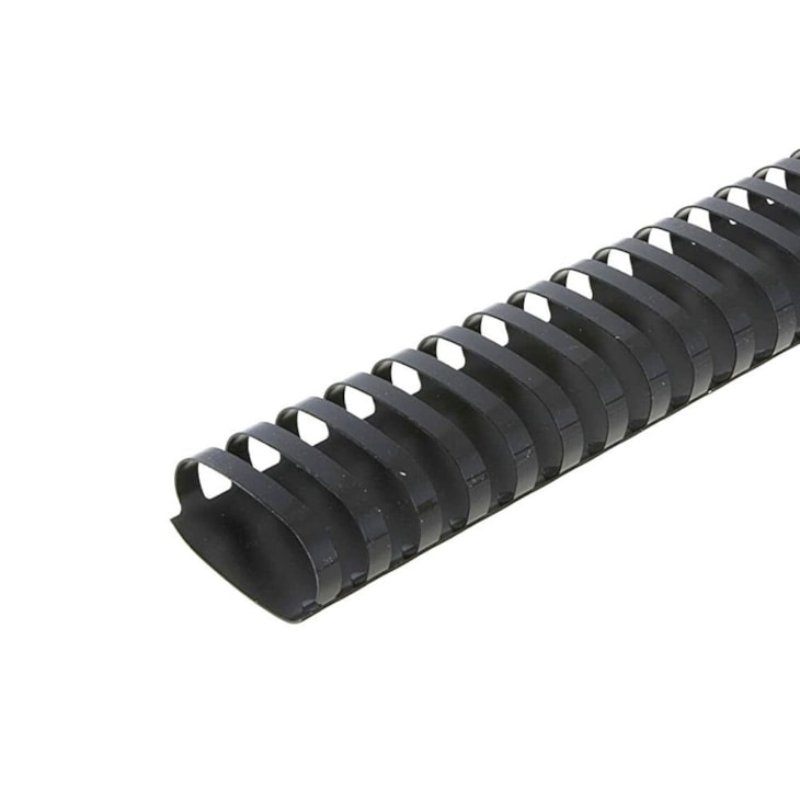 Garras Plásticas Ovalada A4 Preto 38mm até 340 folhas 50un