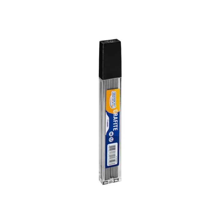 Grafite 0.5mm HB com 12 Unidades BRW - Caixa c/ 12 tubos