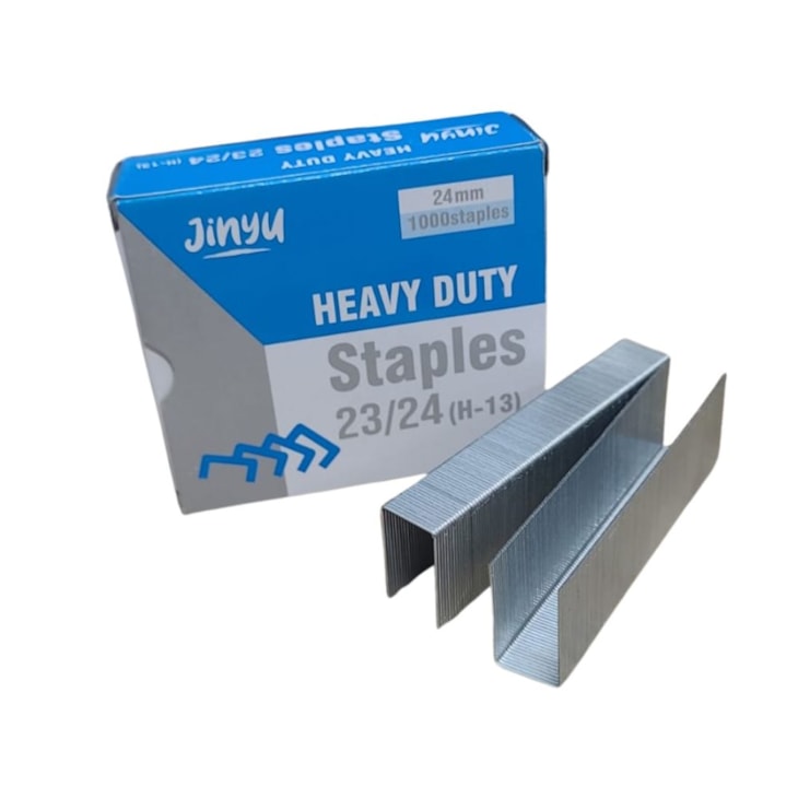 Grampo Para Grampeador 23/24 Caixa Com 1000un Até 200 Fls