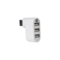 Hub USB 3 portas 2.0 Branco 0335 Plug Giratório Bright 01un