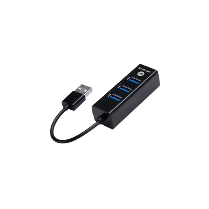 Hub USB Mini 4 portas 2.0 Preto 0059 Bright 01un