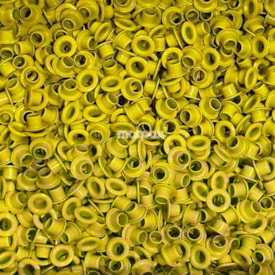 Ilhós de Alumínio N° 54 Amarelo para artesanato Marpax 500un