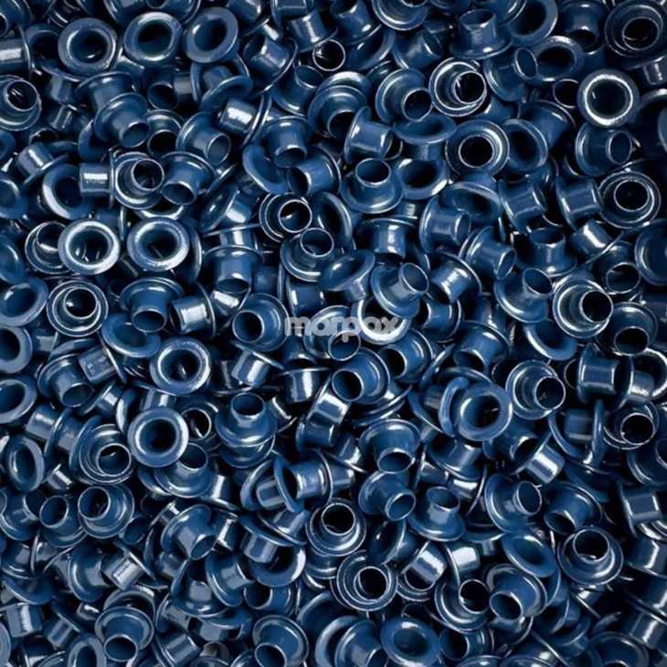 Ilhós De Aluminio N° 54 Azul Marinho Marpax 100 unidades