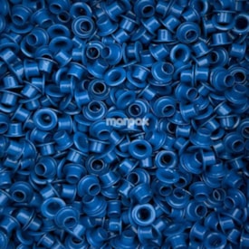 Ilhós de Alumínio N° 54 Azul Royal para artesanato 1000un