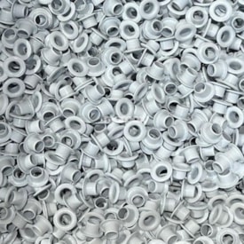 Ilhós de Alumínio N° 54 Branco para artesanato Marpax 100un