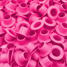 Ilhós de Alumínio N°54 Rosa Chiclete Marpax 100 unidades