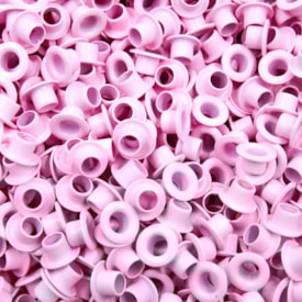 Ilhós de Alumínio N°54 Rosa Claro Marpax pacote com 100un