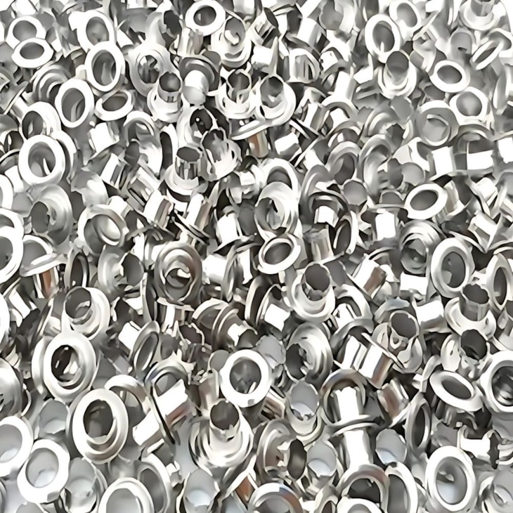 Ilhós de Metal Niquelado N°51 para artesanato Marpax 1.000un