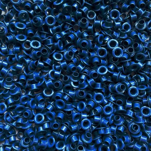 Ilhós de Metal N°51 Azul Marinho Marpax 500 unidades