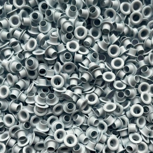 Ilhós de Metal N°51 Branco Marpax 100 unidades