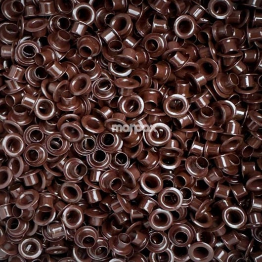 Ilhós de Metal N°51 Marrom Marpax 100 unidades