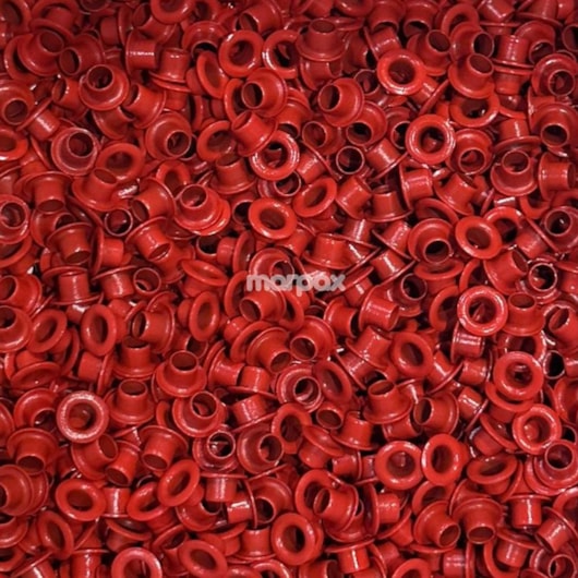 Ilhós de Metal N°51 Vermelho Marpax 1.000 unidades