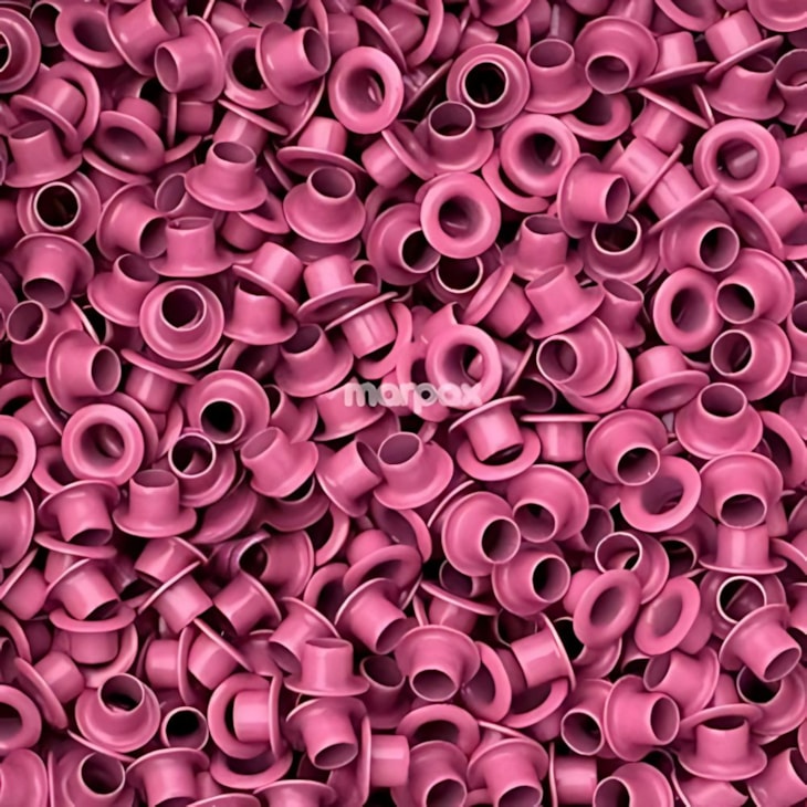 Ilhós de Metal N°54 Rosa Marpax 500 unidades