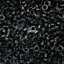 Ilhós de Metal Preto N°51 para artesanato Marpax com 100un