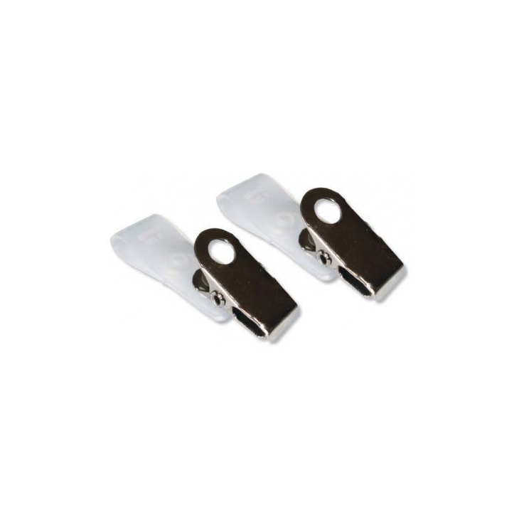 Jacaré para Crachá Clips com Alca Leitosa 100un
