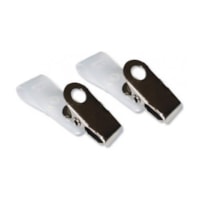 Jacaré para Crachá Clips com Alca Leitosa Marpax com 100un