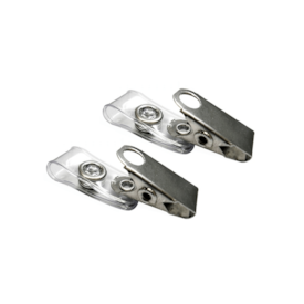 Jacaré para Crachá Clips com Alça Transparente Marpax 100un