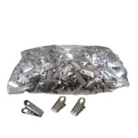 Jacaré para Crachá Clips Sem Alca Metálico Pacote com 1000un