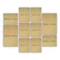 Kit 10 Quadros Decorativos Frases Modelo 2 Madeira Mdf Adesivado Marpax
