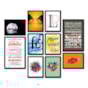 Kit 10 Quadros Decorativos Frases Modelo 2 Madeira Mdf Adesivado Marpax