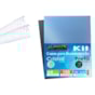 Kit 200 Capas para encadernação A4 + 200 Espirais 9mm