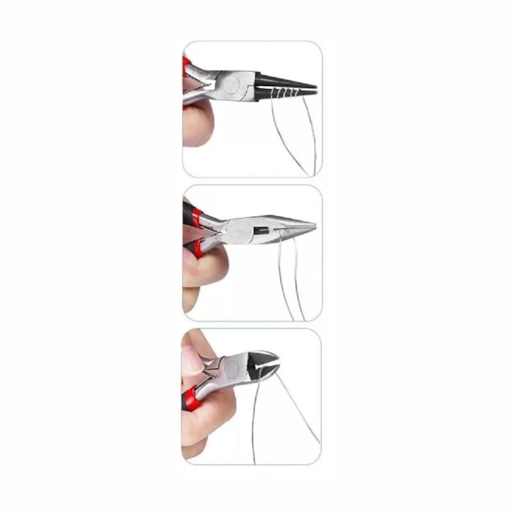 Kit 3 Alicates para Artesanato Bijuterias e Patchwork Marpax