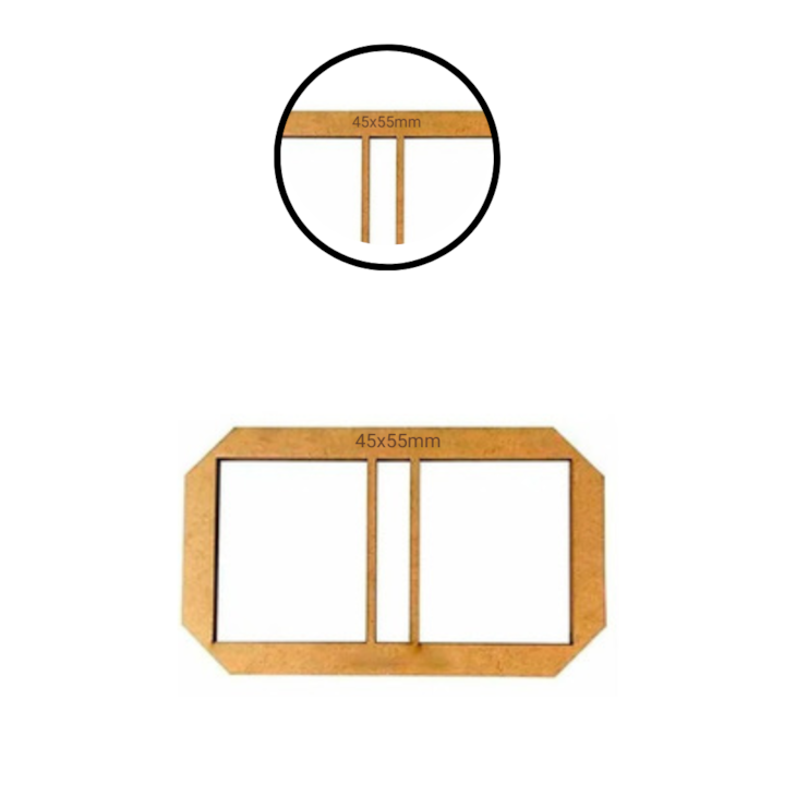 Kit 3 Gabaritos Post It para Encadernação e Cartonagem MDF Marpax