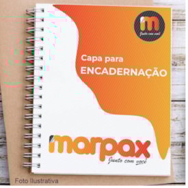 Kit 400 Capas para Encadernação A4 + 400 Espirais 7, 9mm