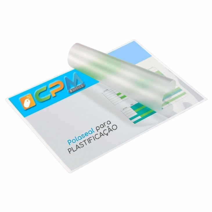 Kit 600 Plásticos Polaseal p/ Plastificação Tamanhos Variados 0,05mm